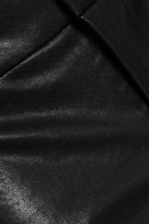 High Waisted Leather Short for Women - TheBougees