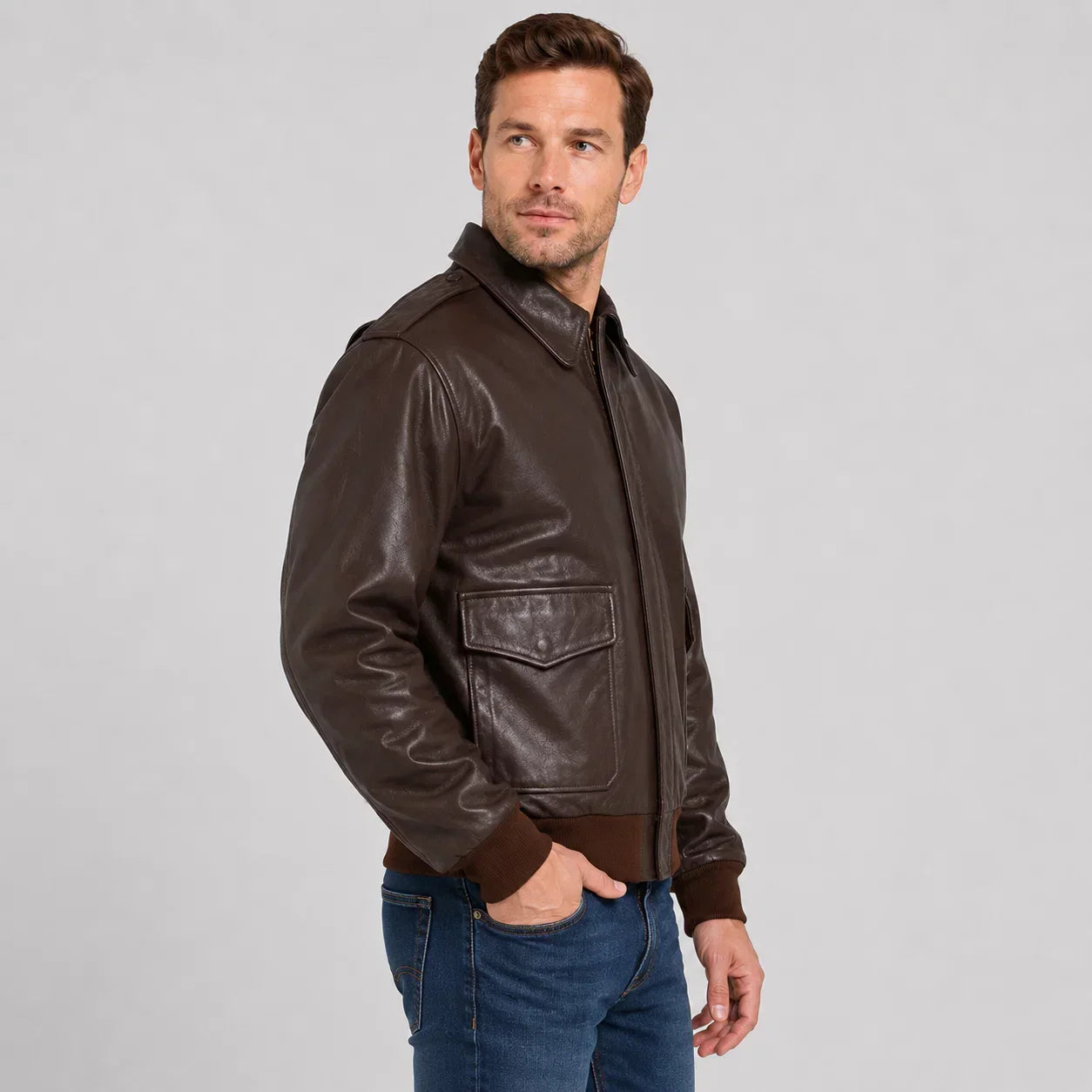 Men Bomber jacket MLJ-90001-2XS