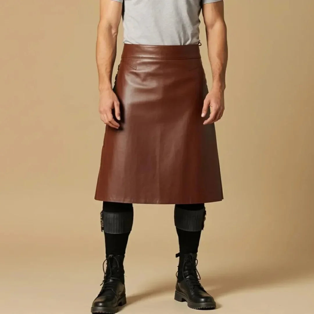 Handmade Leather Kilts for mens