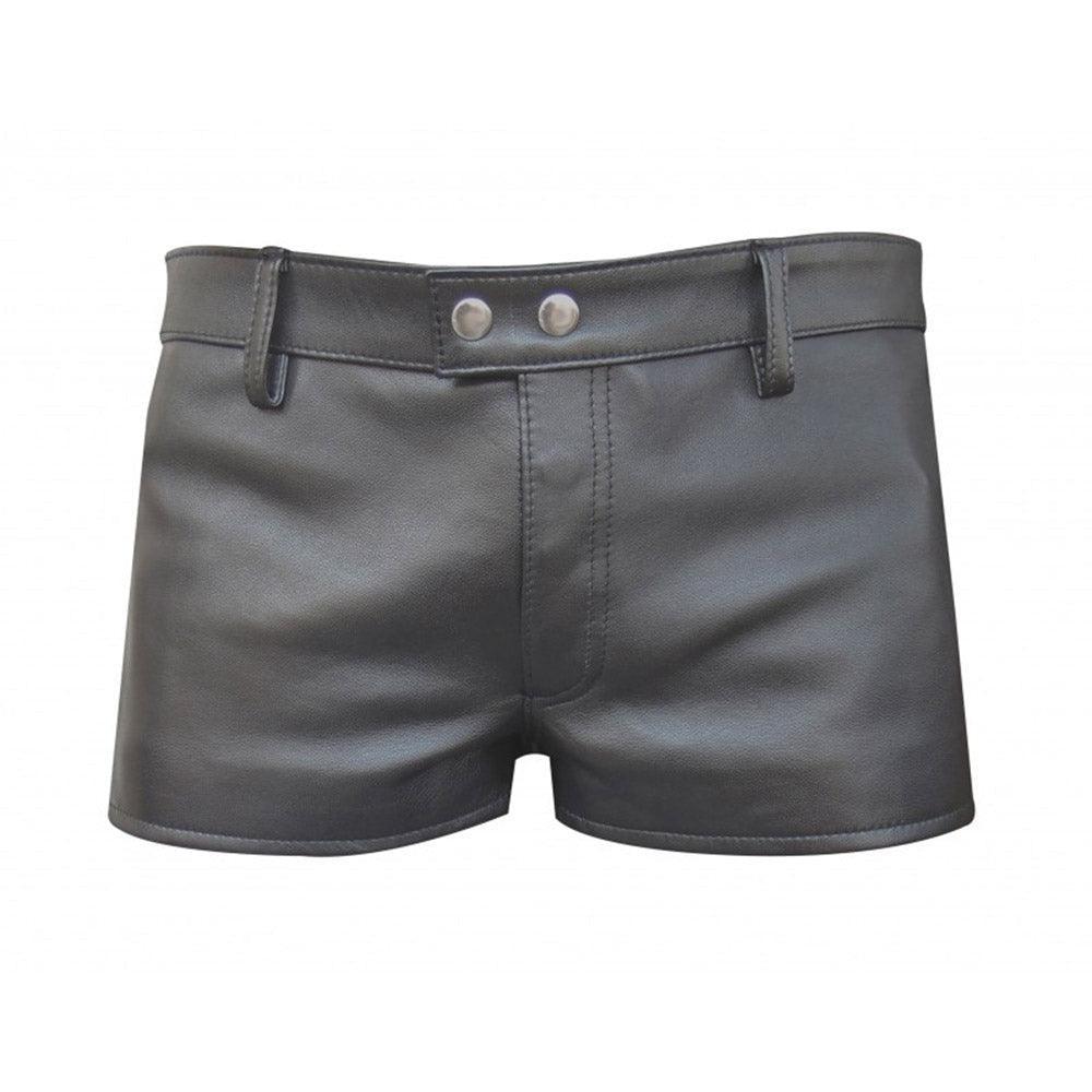 MENS Sheep Leather Shorts for Men Summer Shorts Casual Boxer Style - TheBougees