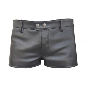 MENS Sheep Leather Shorts for Men Summer Shorts Casual Boxer Style - TheBougees