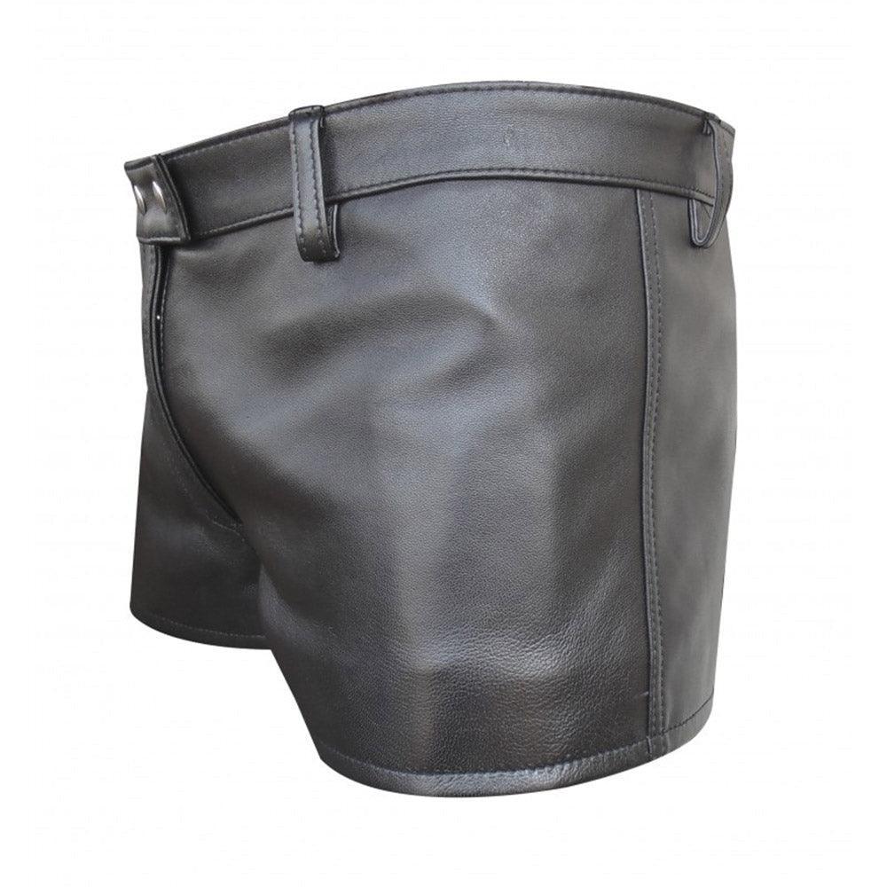 MENS Sheep Leather Shorts for Men Summer Shorts Casual Boxer Style - TheBougees