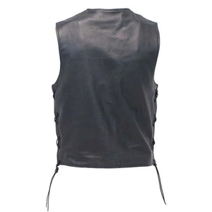 Fitted Sheepskin Leather Vest - TheBougees