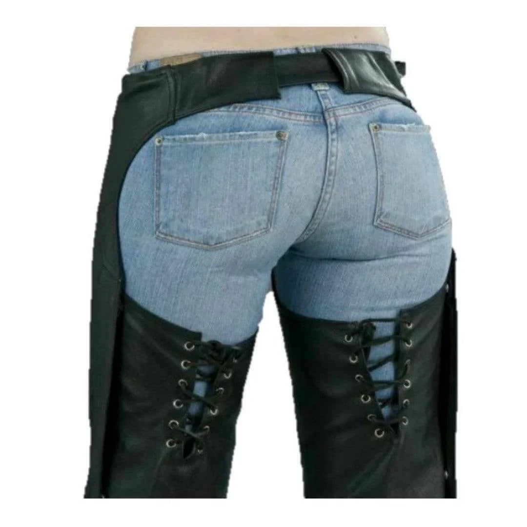 Biker's Chaps Pure Cow Leather - TheBougees