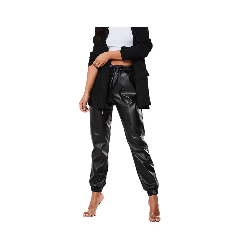 Sheep/Lambskin Soft Leather Trouser For Women - TheBougees