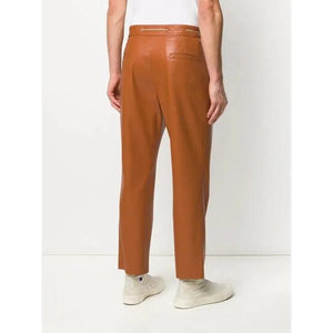 Elegant Leather Pants For Men - TheBougees