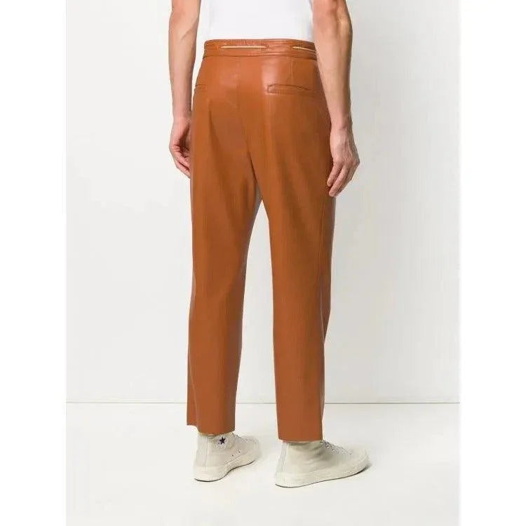 Mens leather pants MP106 28 28