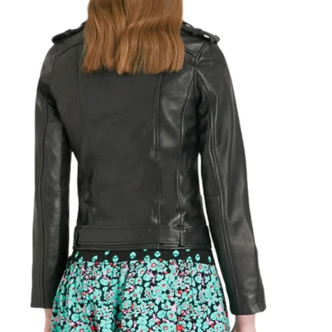 Women Leather Jacket Unique And Classy Design - TheBougees