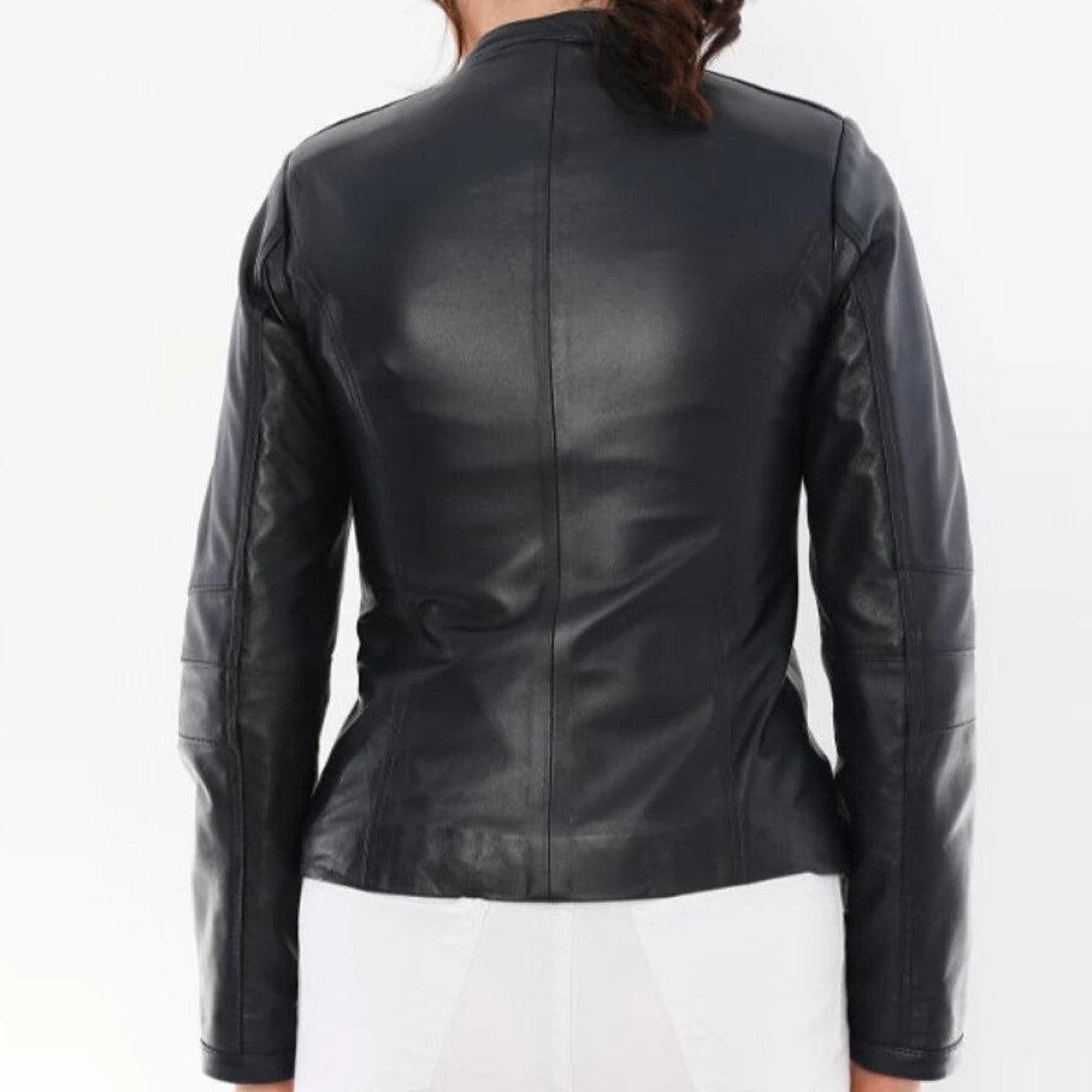 All Season Leather Jacket For Women - TheBougees
