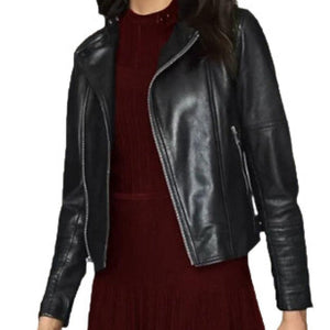 Classy Leather Jacket For Women - TheBougees