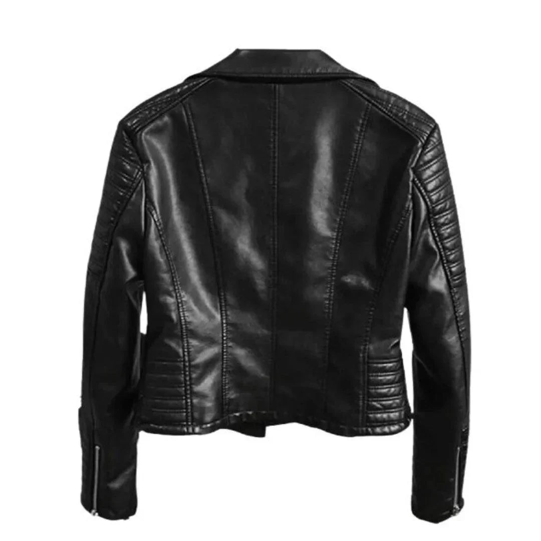 Women Sheep Skin Leather Jacket - TheBougees