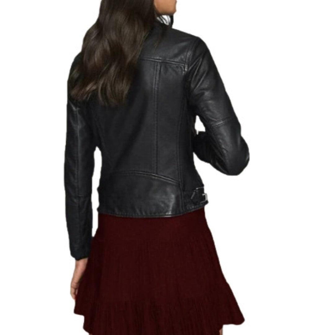 Classy Leather Jacket For Women - TheBougees
