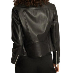 Lamb Skin Leather Jacket, Women - TheBougees