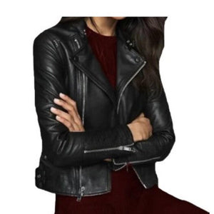 Classy Leather Jacket For Women - TheBougees