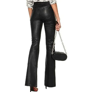 Women Leather pant T108 28