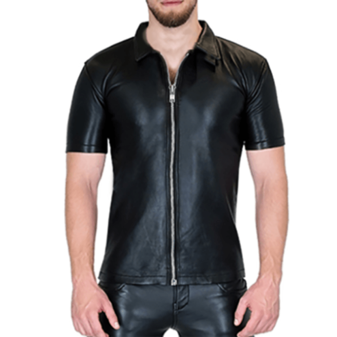 Leather Shirts For Men lambskin Soft Leather - TheBougees