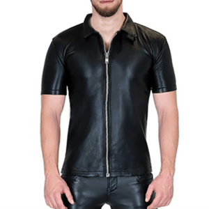 Leather Shirts For Men lambskin Soft Leather - TheBougees