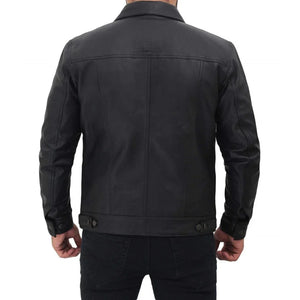 Pure Lamb Skin Leather Shirts - TheBougees