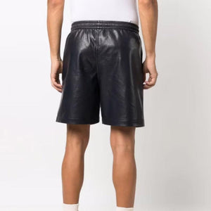 Classy Leather Shorts For Men - TheBougees