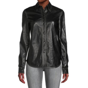 Classy Leather Shirts For Women - TheBougees