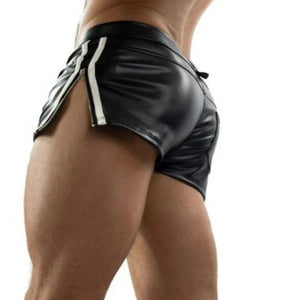 Pure Sheep Skin Leather Shorts For Men - TheBougees