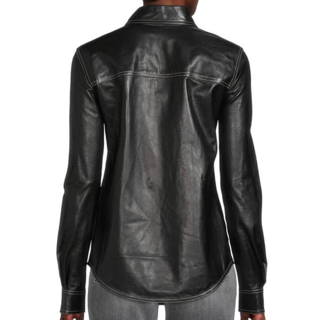Classy Leather Shirts For Women - TheBougees