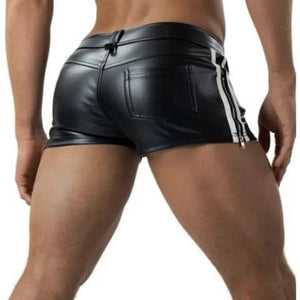 Pure Sheep Skin Leather Shorts For Men - TheBougees