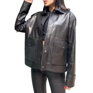 Women Stylish Leather Jacket - TheBougees