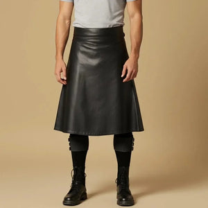 Leather Kilt LK3 28 Knee Brown