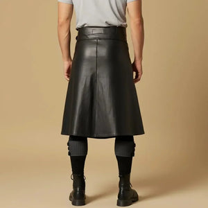 Leather Kilt LK3 28 Knee Brown