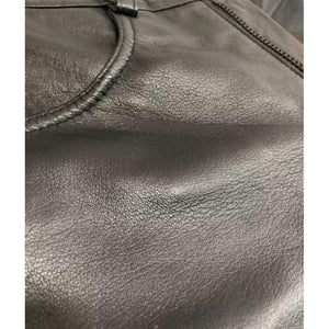 Biker Style Lamb Skin Leather Pants - TheBougees