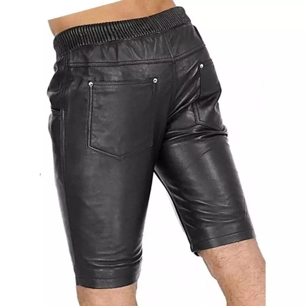 Leather shorts for Men - TheBougees