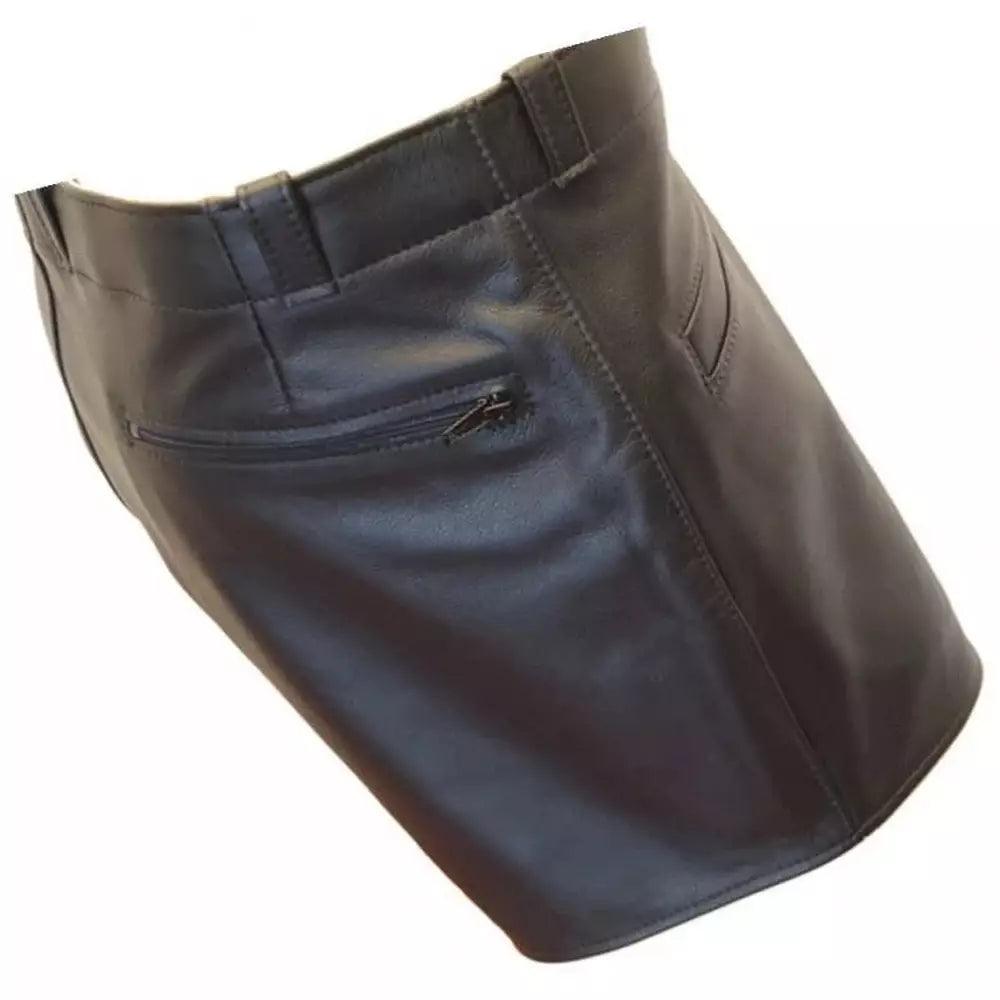 Leather shorts summer - TheBougees
