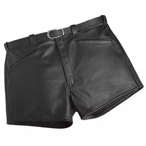 Leather shorts summer - TheBougees