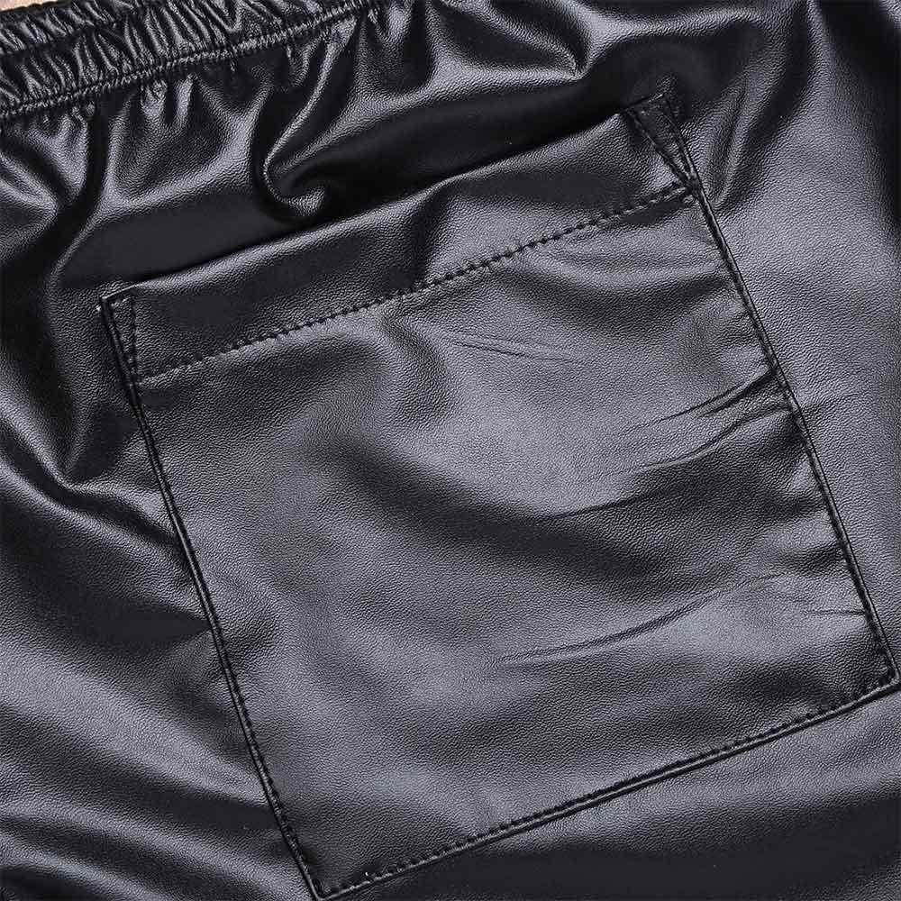 Leather shorts summer boxer - TheBougees