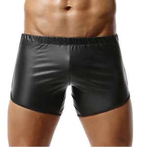Leather shorts summer boxer - TheBougees