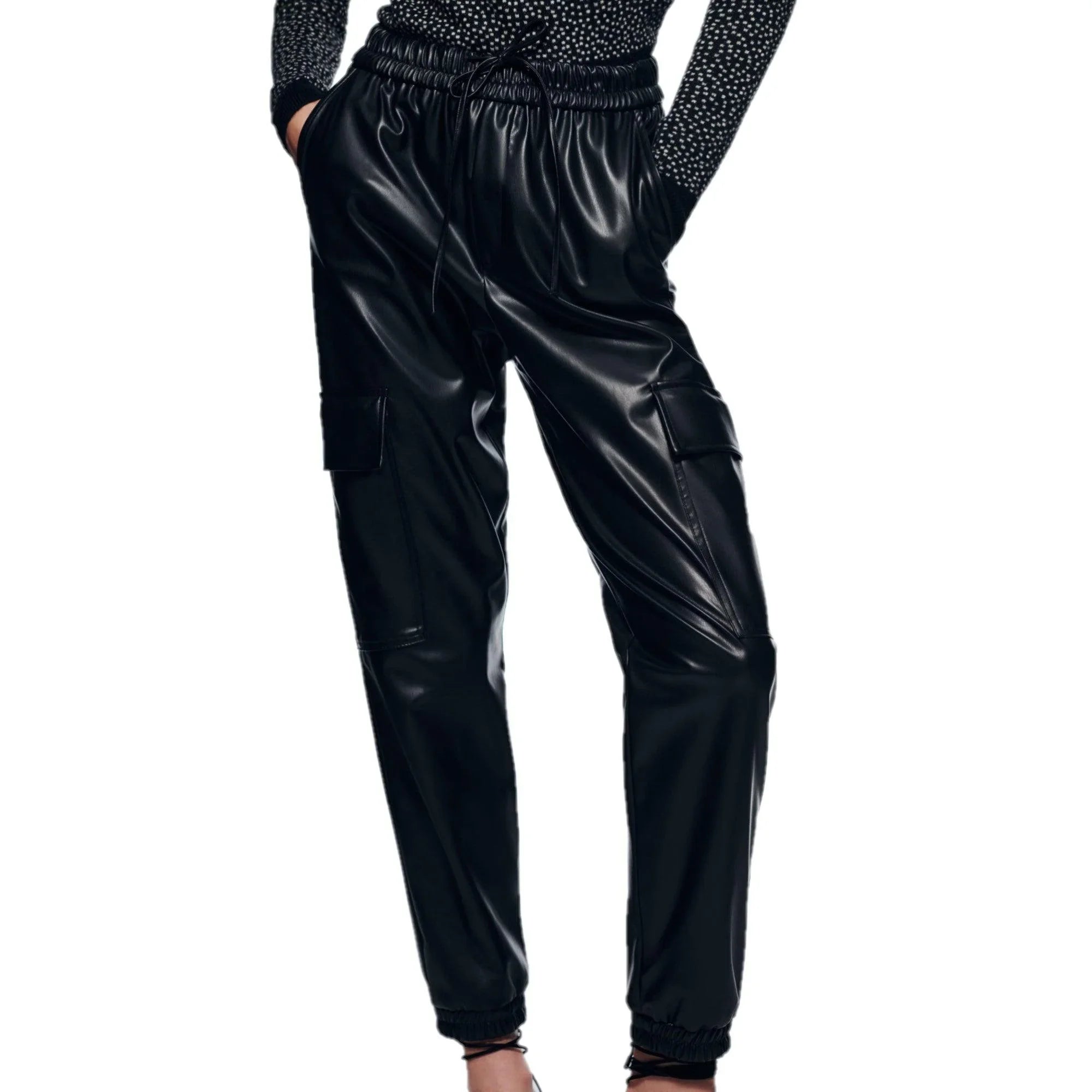 Fashionable Leather Trousers for Women - Perfect for Any Occasion - TheBougees
