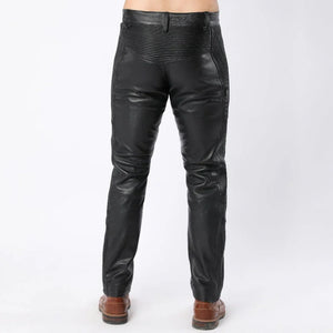 Side & Back Lined Men's Sheep Leather Pants - TheBougees