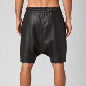 mens leather drop crotch shorts MLS 810061 28