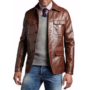 Premium Qulity Leather Shirt For Men - TheBougees