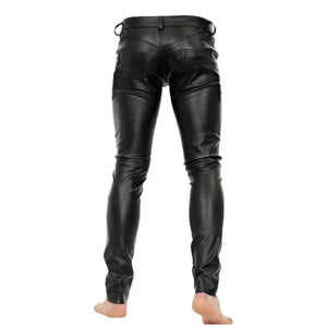 Men Leather pants P05 28 28