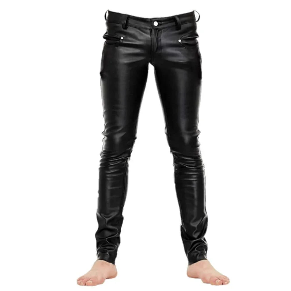 Men Bikers Sheep Leather Pant/Trouser - TheBougees