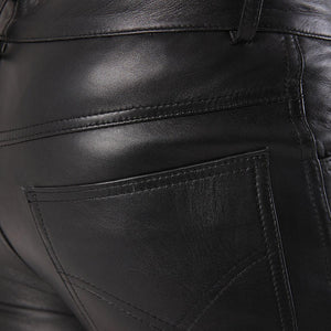 Mens Leather Party Shorts - TheBougees