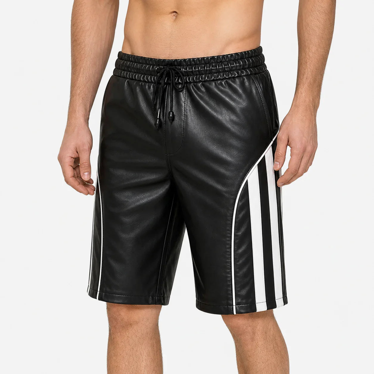 Mens Leather SHorts MS 4007 28