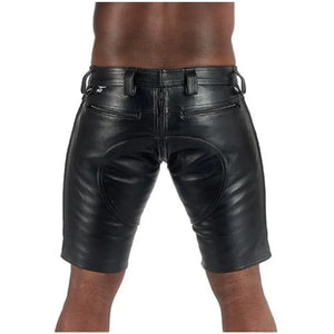 Sheep Leather Shorts New Stylish Bikers/Party Summer Shorts - TheBougees