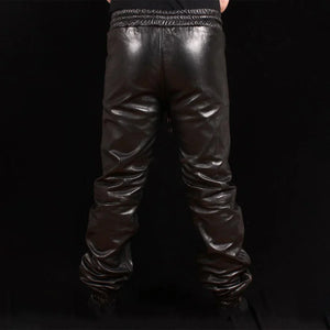 Sheep Leather Trousers for Jogging - TheBougees