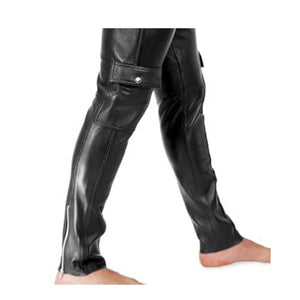 Men Leather pants T03 28 28