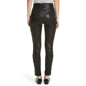 Women Leather pants T114 28 28