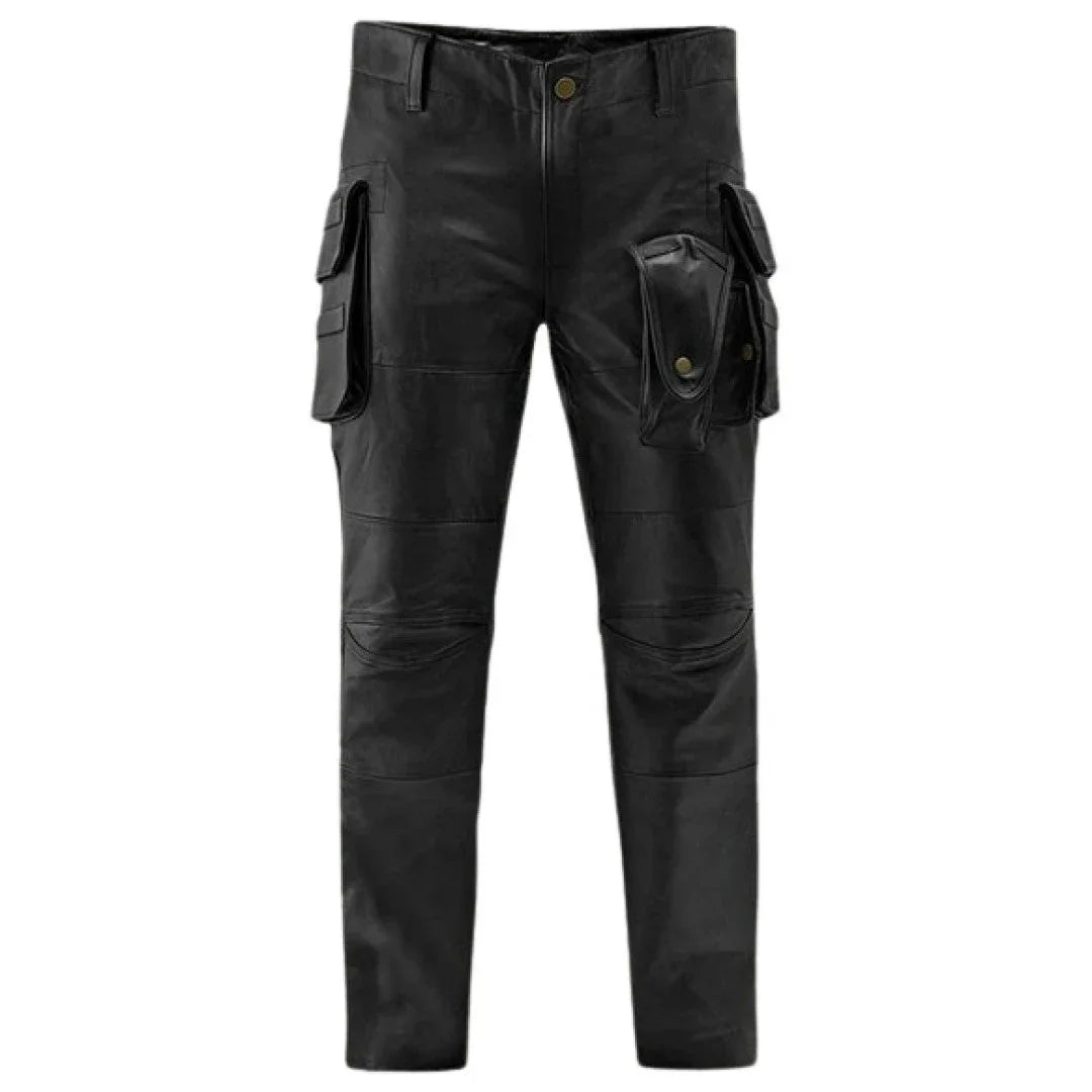 Unique Style Leather Pants For Men - TheBougees