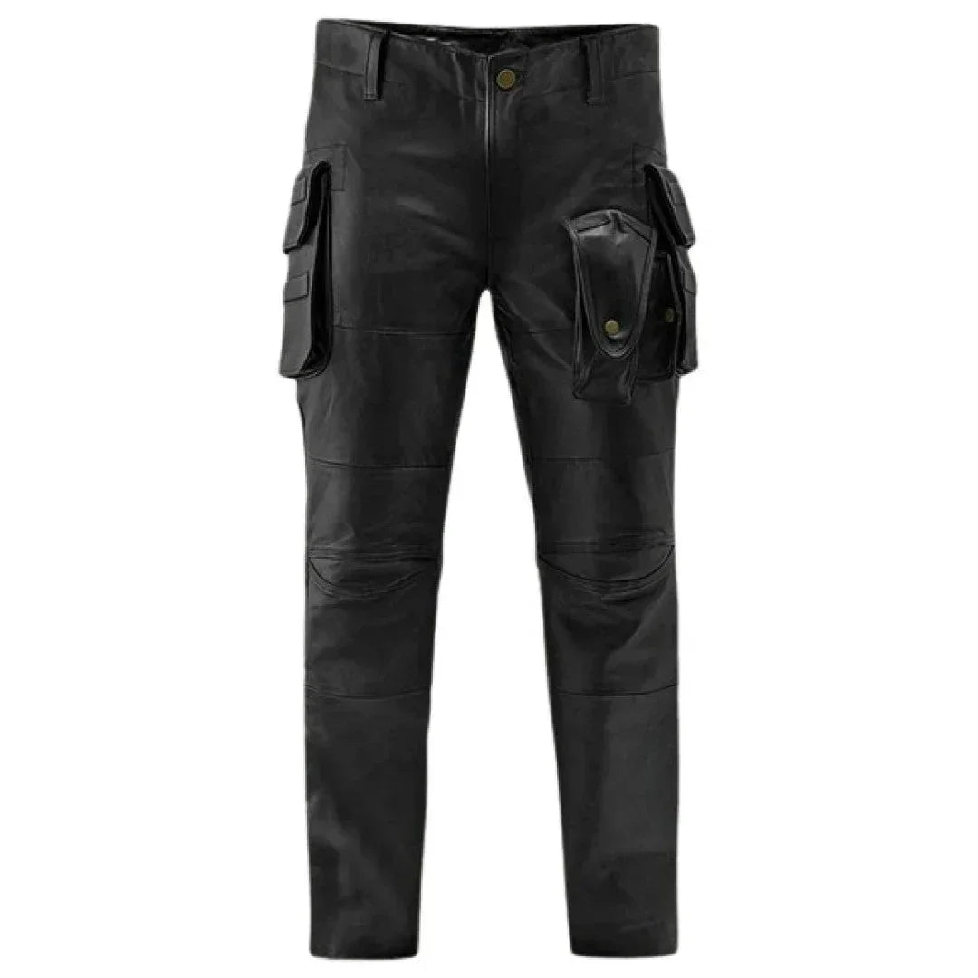 Unique Style Leather Pants For Men - TheBougees